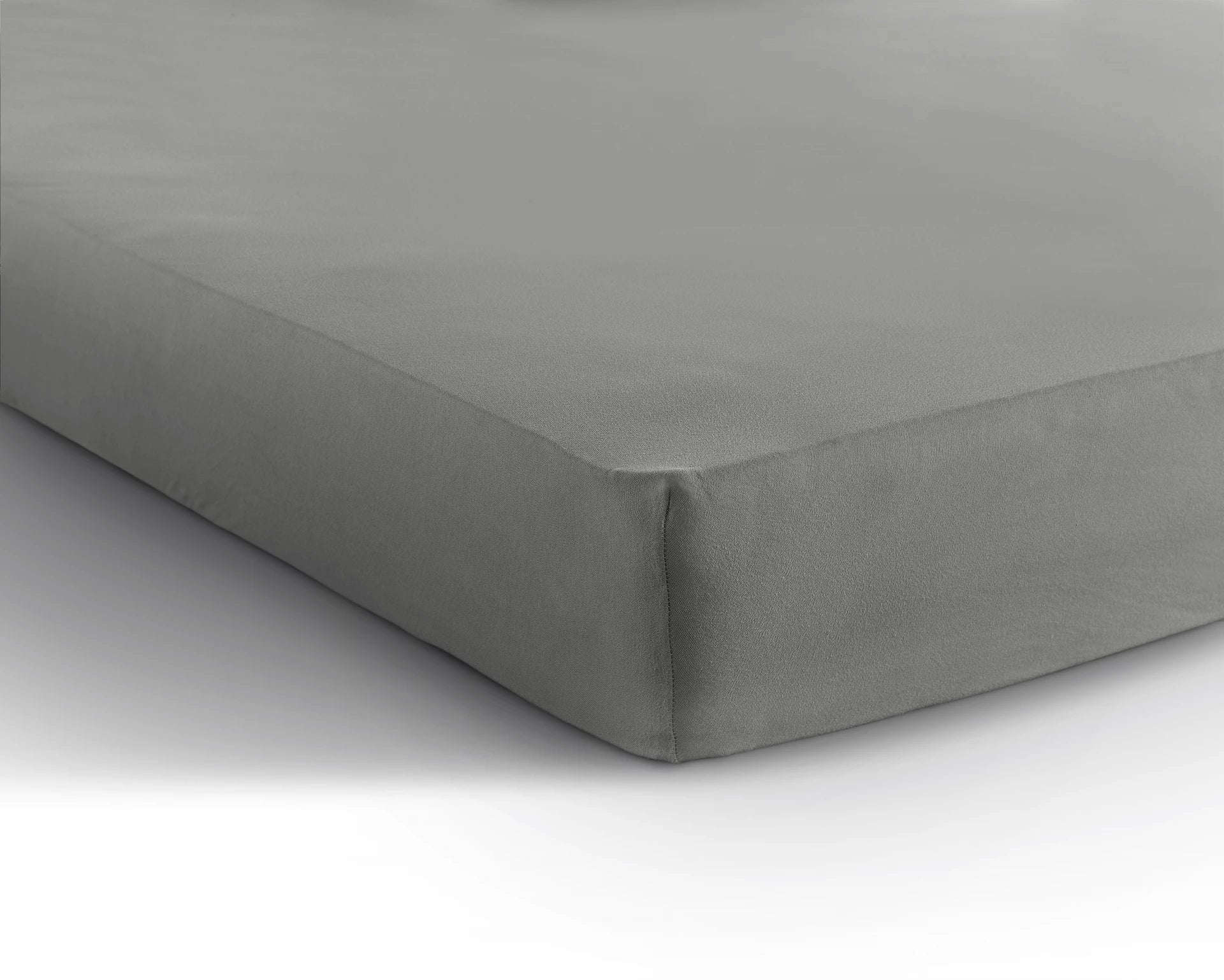 Einfaches Jersey Spannbettlaken 135 gsm Grau