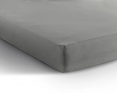 Einfaches Jersey Spannbettlaken 135 gsm Grau