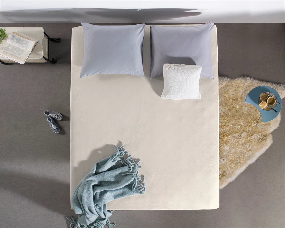 Dreamhouse Double Jersey Hoeslaken Creme 140 x 200/220