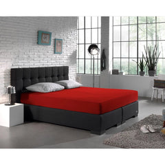 Dubbel Jersey 220 gr. Hoeslaken Rood 80/100 x 220