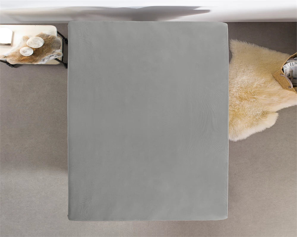 Dubbel Jersey 220 gr. Hoeslaken Grijs 140 x 200/220