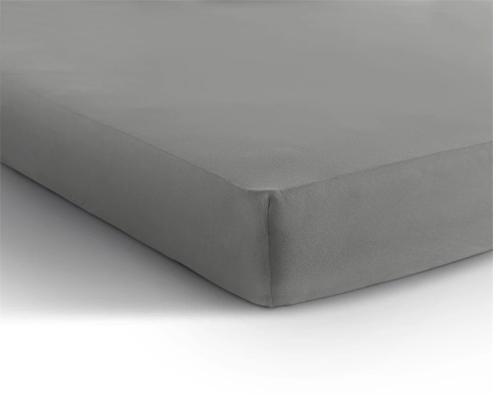 Dubbel Jersey 220 gr. Hoeslaken Grijs 140 x 200/220