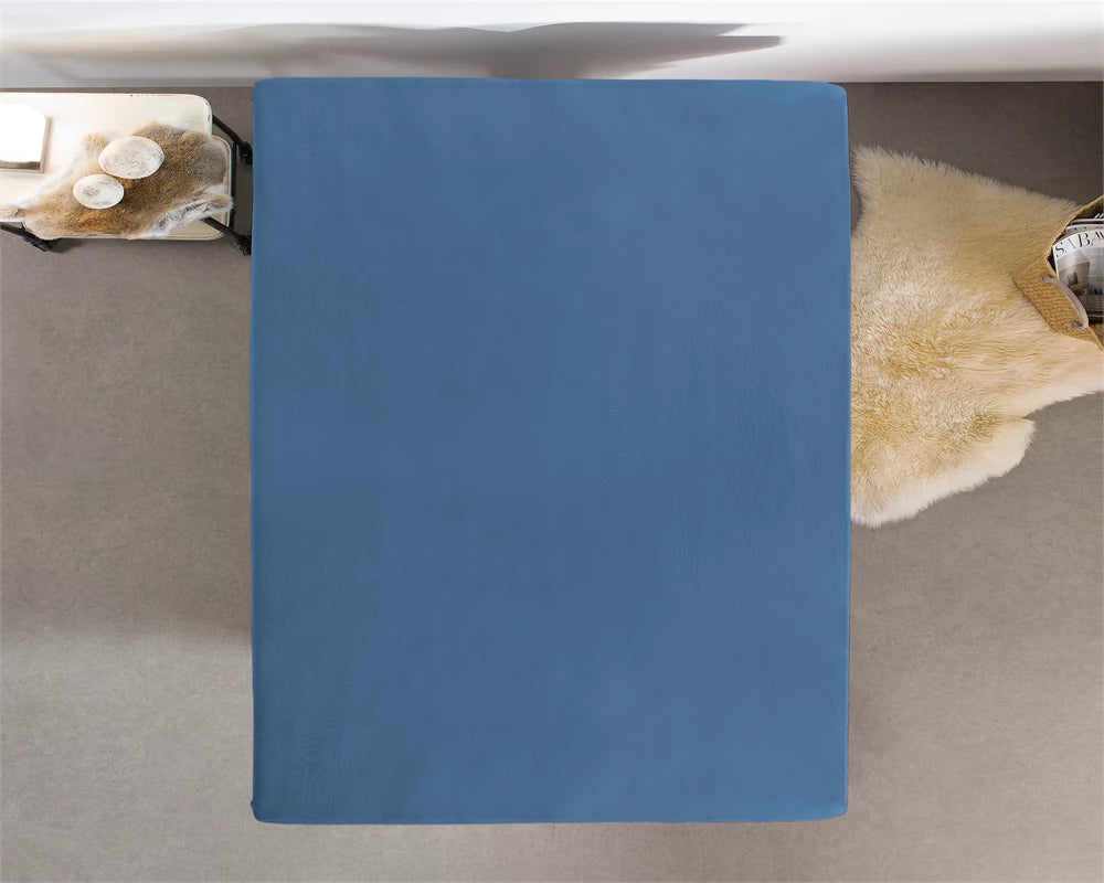 Dreamhouse Double Jersey Hoeslaken Blauw
