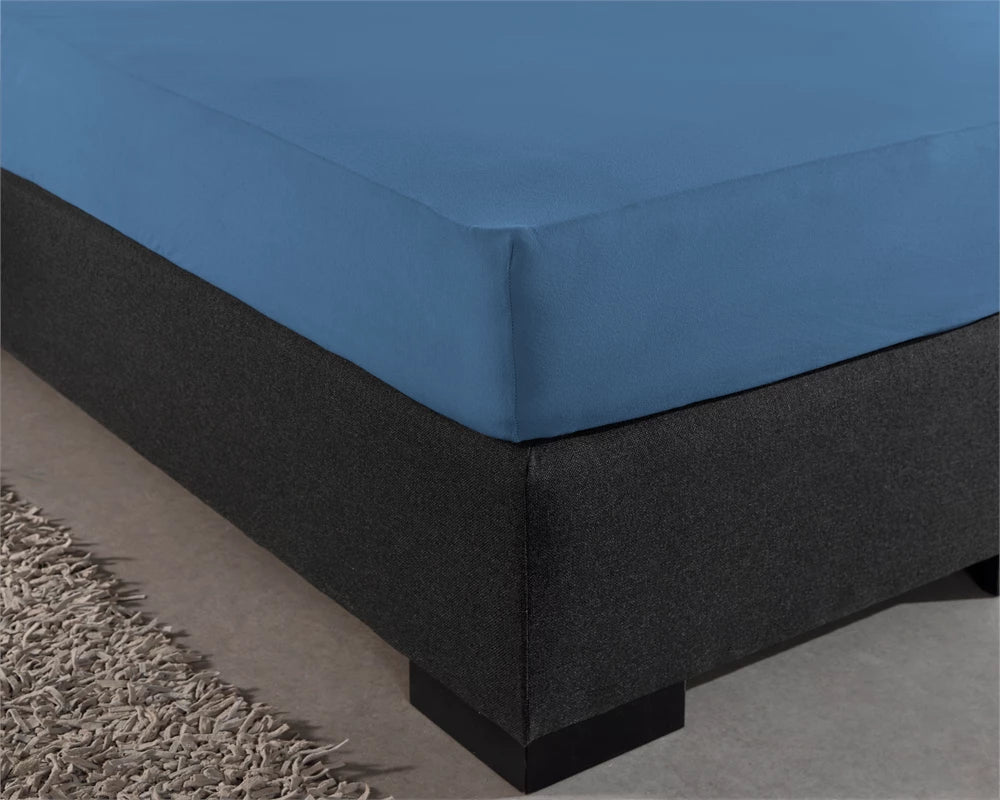 Dreamhouse Double Jersey Hoeslaken Blauw