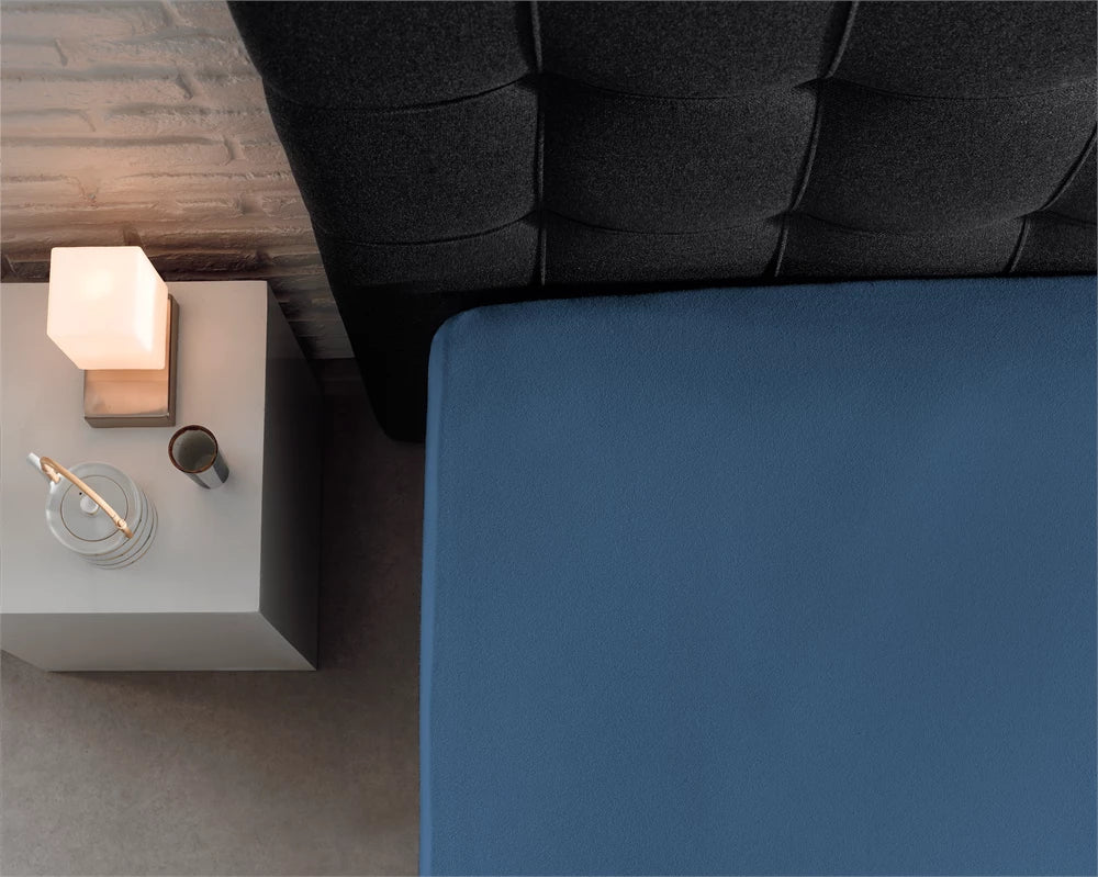 Dreamhouse Double Jersey Hoeslaken Blauw