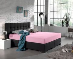Baumwolle - Spannbettlaken - Double Jersey Rosa