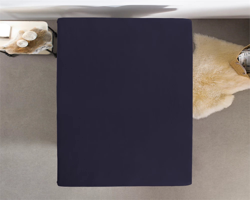 Dubbel Jersey 220 gr. Hoeslaken Navy 140 x 200/220