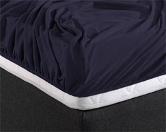 Dubbel Jersey 220 gr. Hoeslaken Navy 140 x 200/220