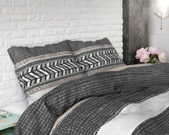Baumwolle - Bettwäsche - Northern Stripe Grau
