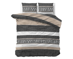 Baumwolle - Bettwäsche - Northern Stripe Grau