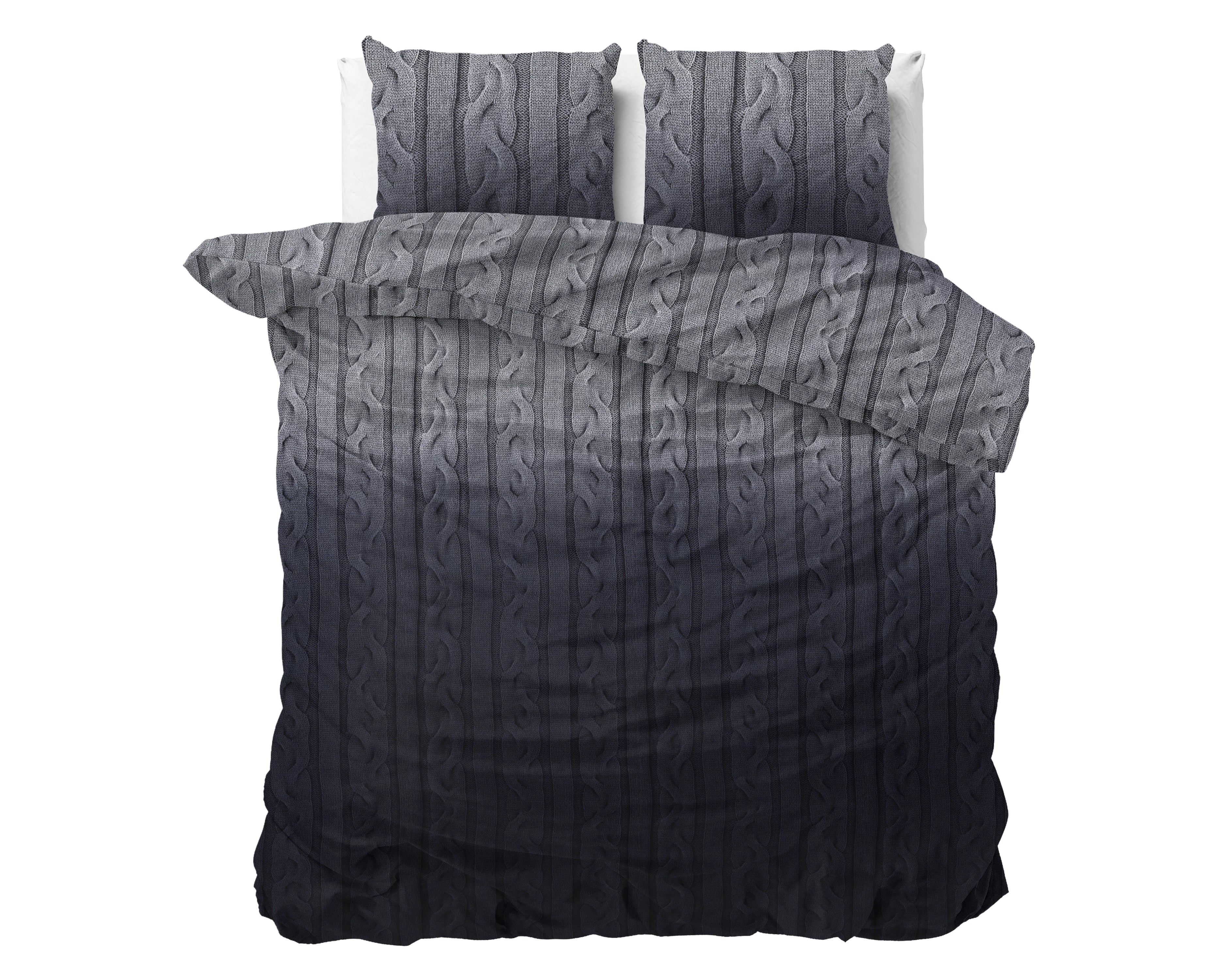DH Flanel Dante Antraciet 140 x 220
