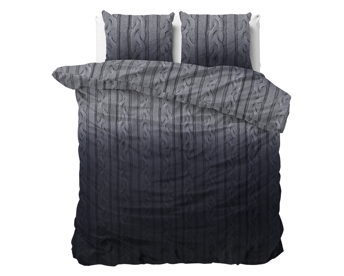 DH Flanel Dante Antraciet 140 x 220