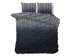 DH Flanel Dante Antraciet 140 x 220