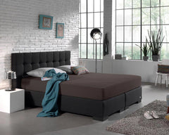 Dubbel Jersey 220 gr. Hoeslaken Deep Taupe