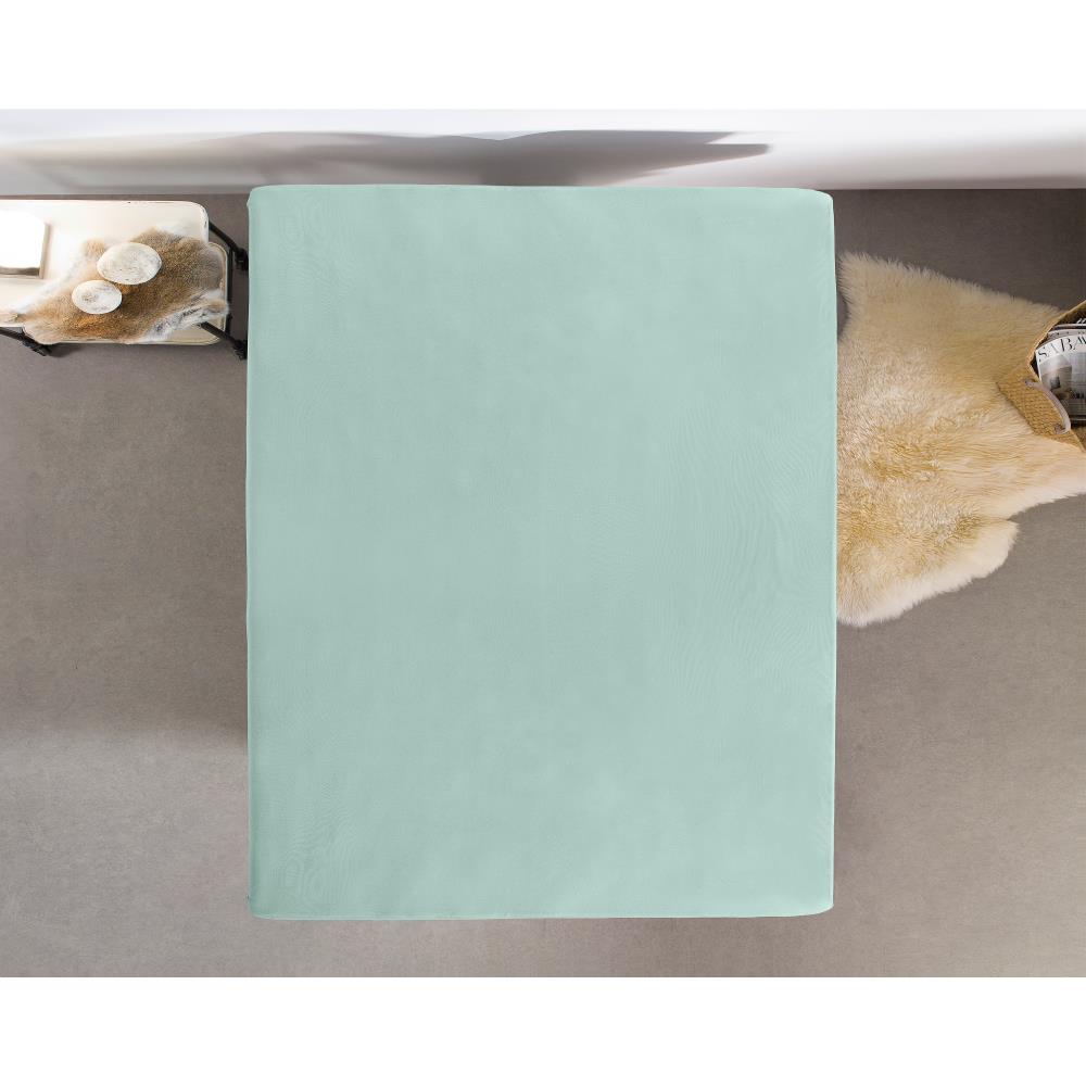 Baumwolle - Spannbettlaken - Double Jersey Pastellblau