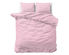Baumwolle - Bettwäsche - Stone Washed Rosa