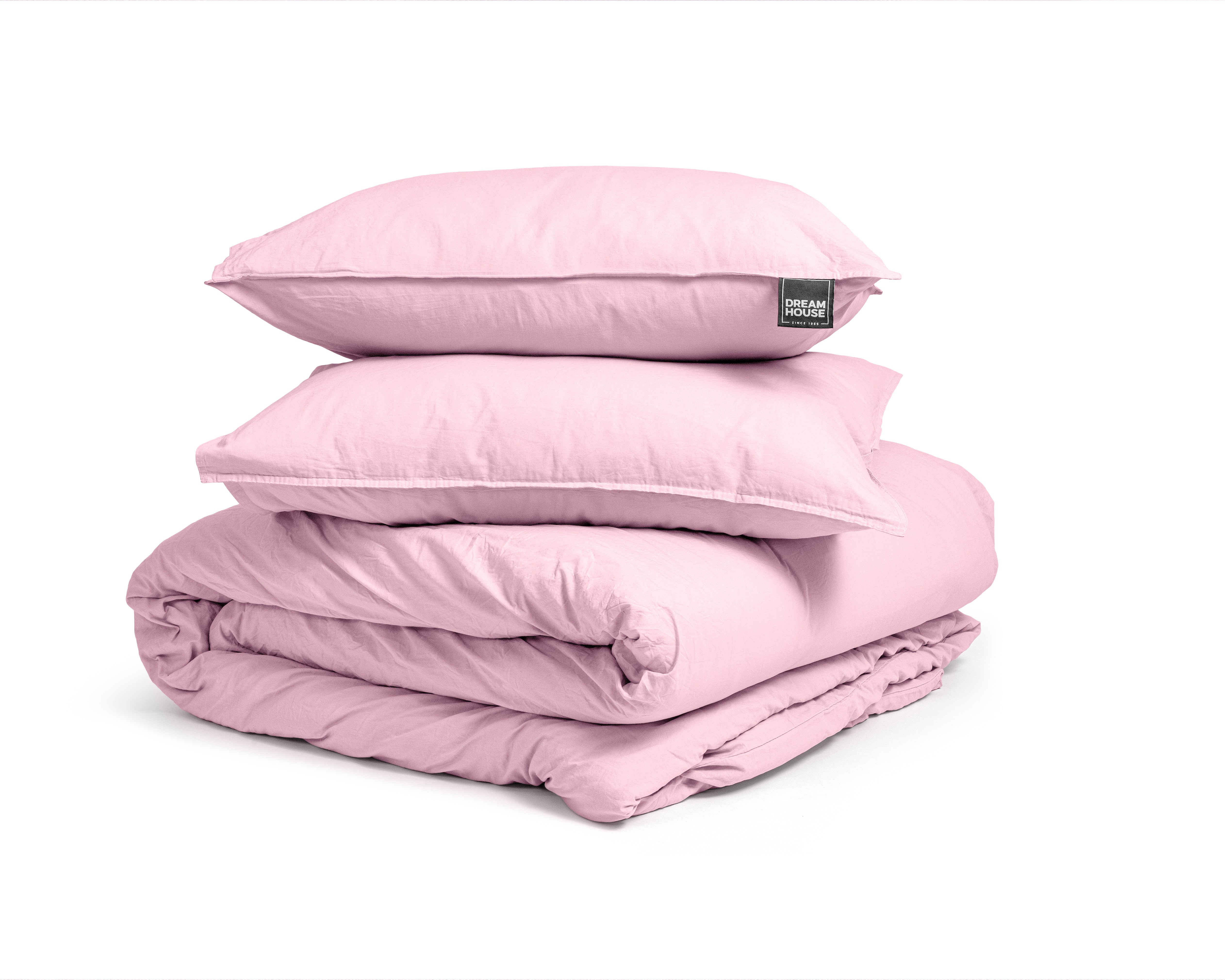 Baumwolle - Bettwäsche - Stone Washed Rosa
