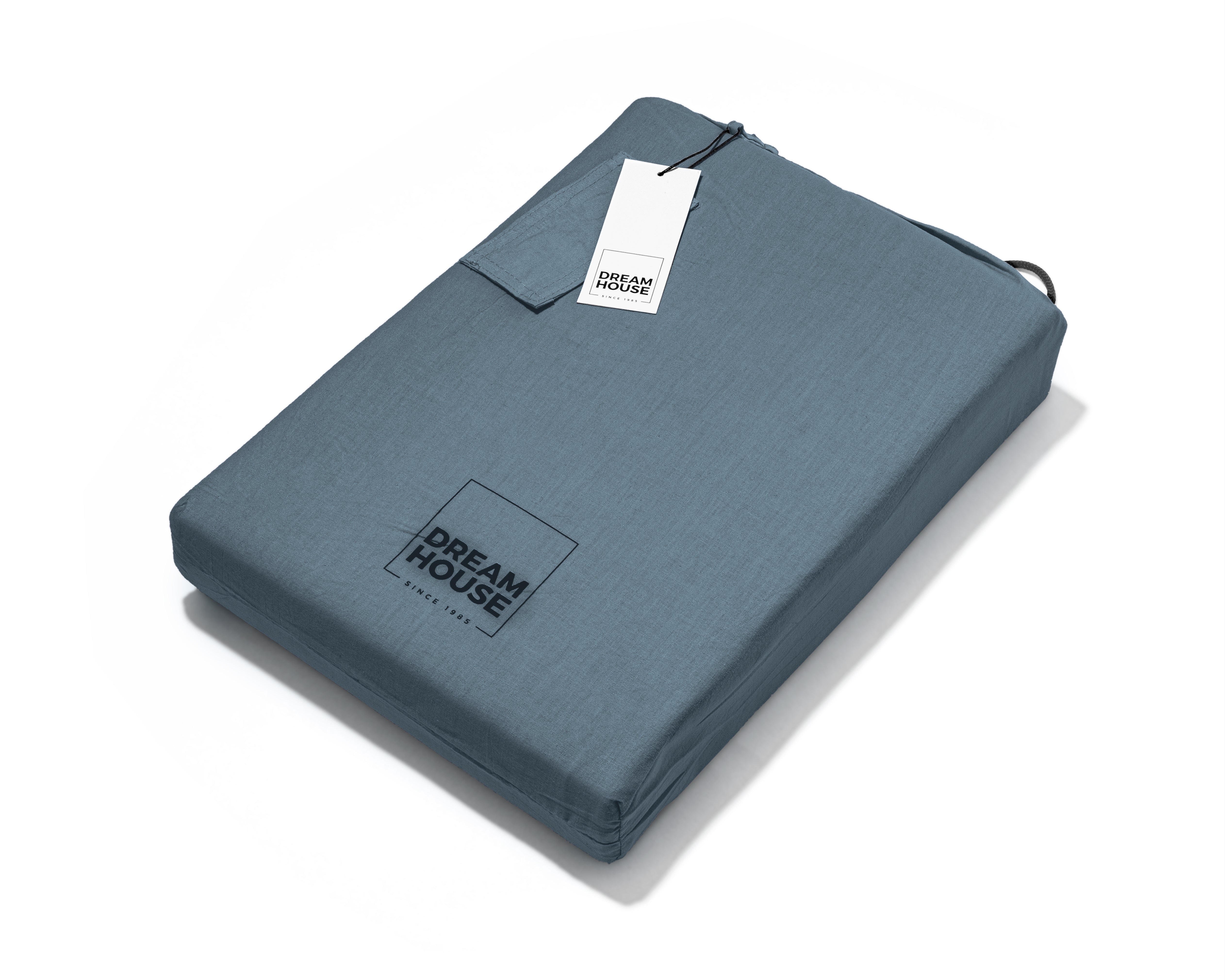 Baumwolle - Bettwäsche - Stone Washed Blau