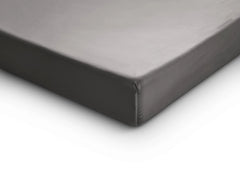 Baumwolle-Satin-Spannbettlaken Grau