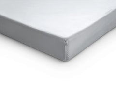Baumwolle-Satin-Spannbettlaken - Topper Weiß