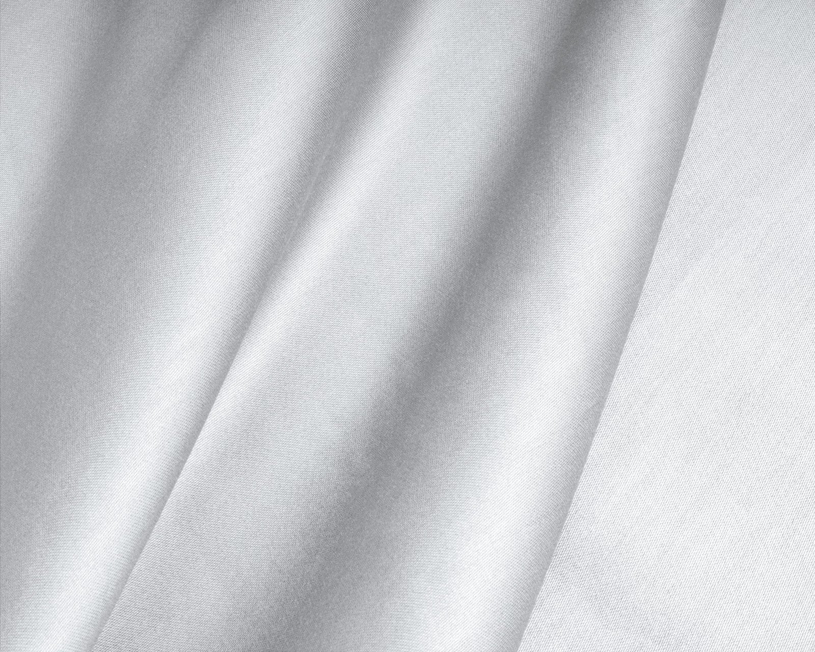 Baumwolle-Satin-Spannbettlaken - Topper Weiß