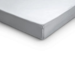 Baumwolle-Satin-Spannbettlaken - Split-Topper Weiß