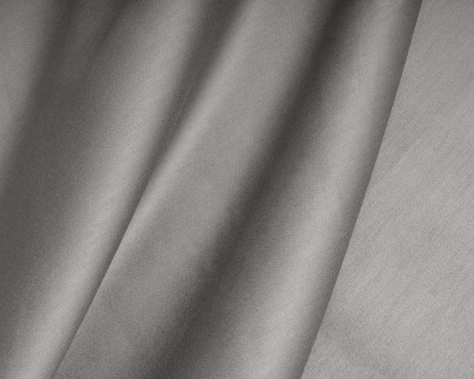 Baumwolle-Satin-Spannbettlaken - Split-Topper Grau