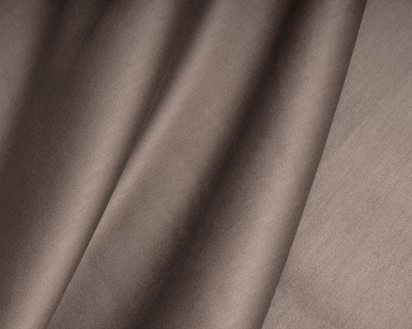 Baumwolle-Satin-Spannbettlaken - Split-Topper Taupe