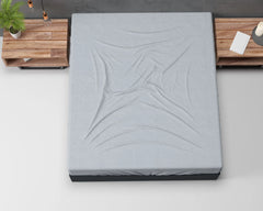 Flanell-Spannbettlaken - Grau