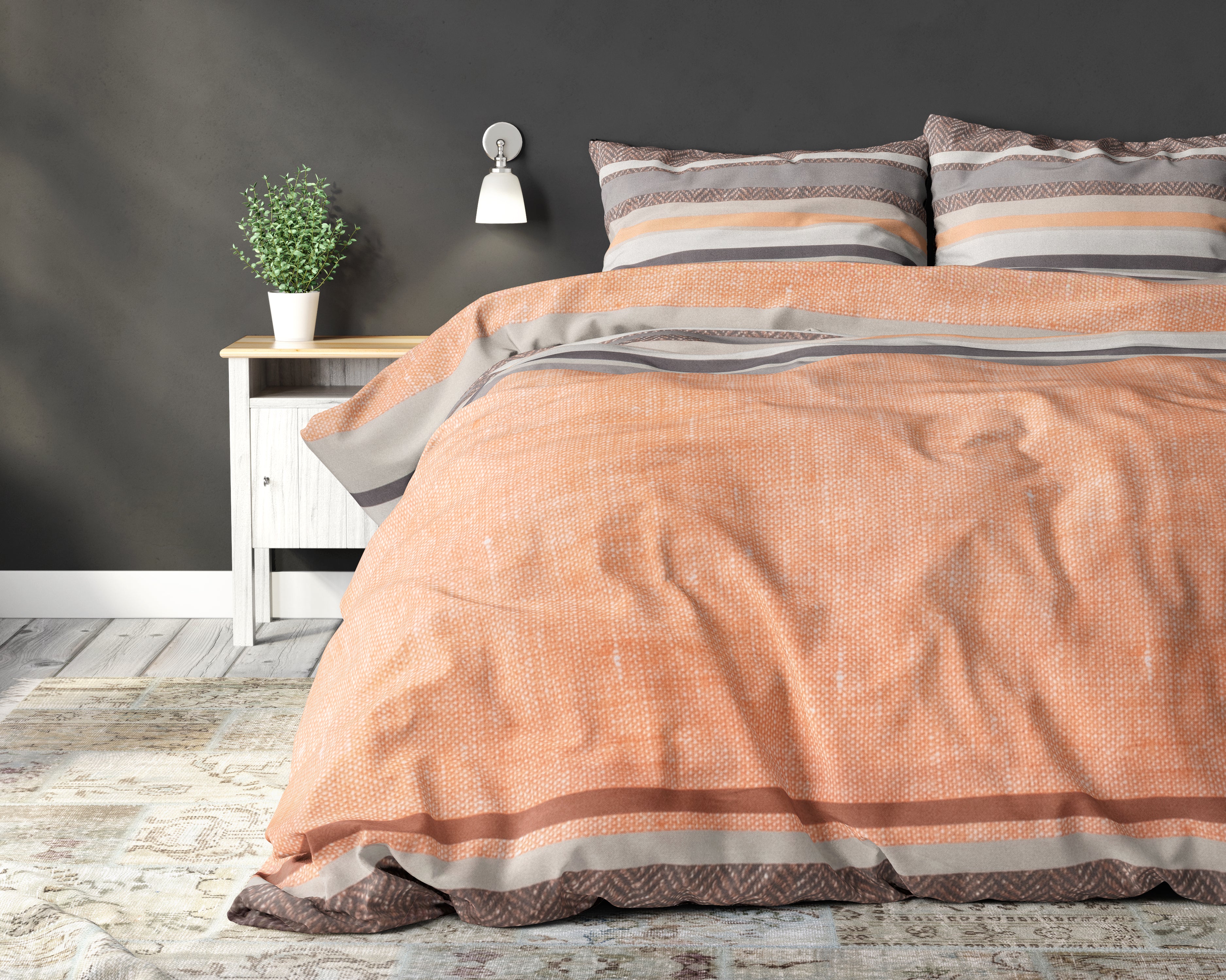 Baumwolle - Bettwäsche - Sonta Orange