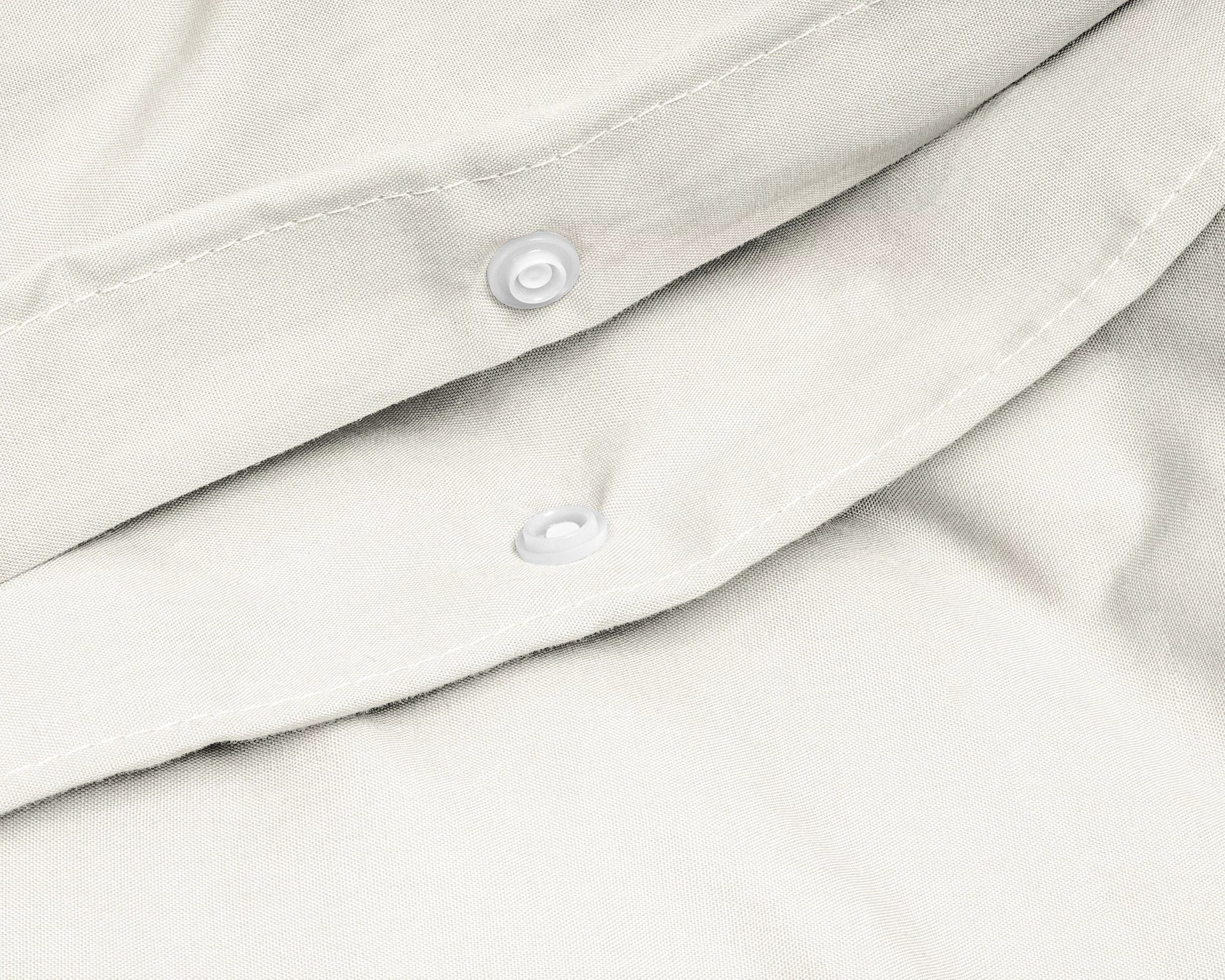 Uni-Bettwäsche aus ägyptischer Baumwolle – Creme
