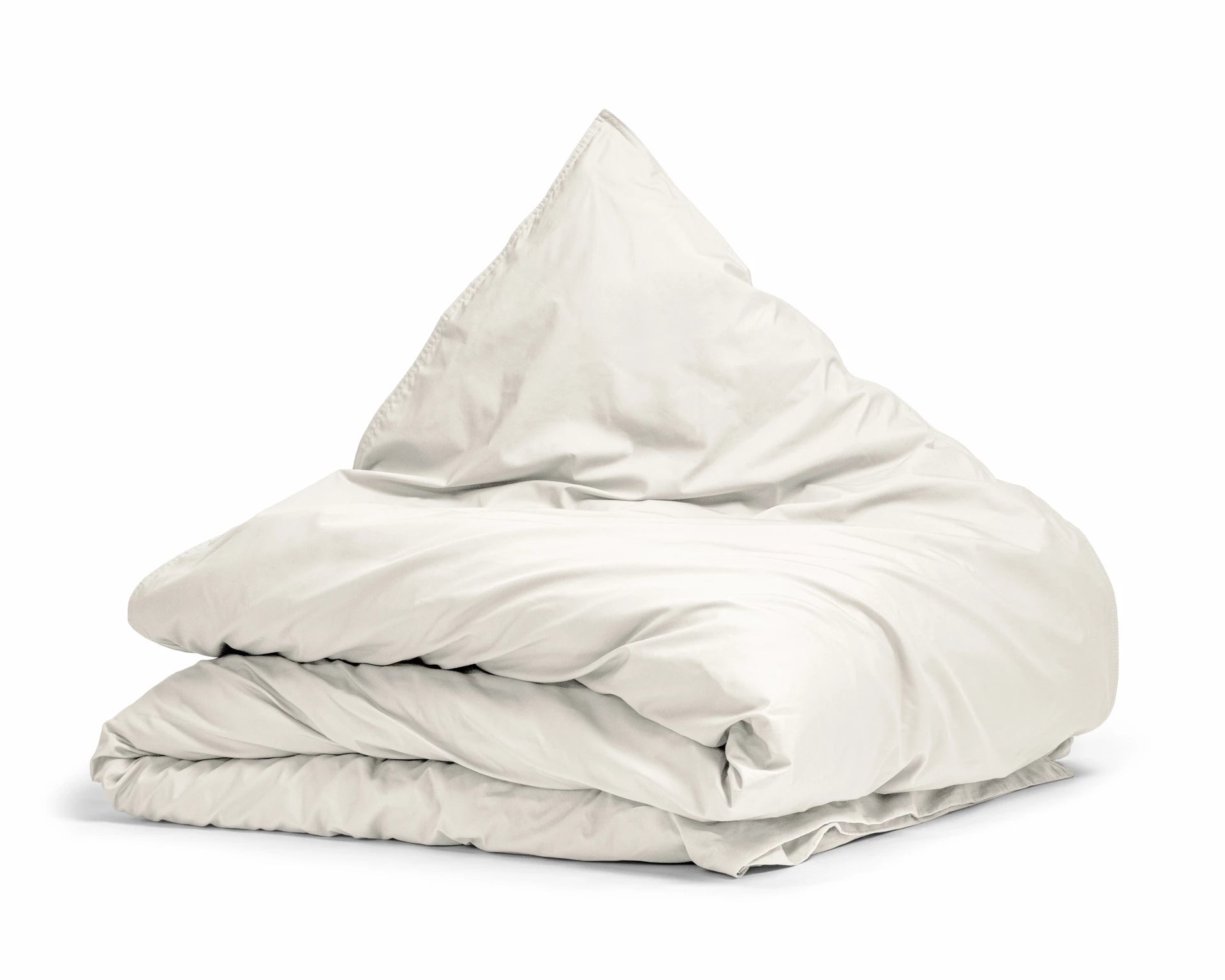 Uni-Bettwäsche aus ägyptischer Baumwolle – Creme
