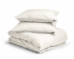 Uni-Bettwäsche aus ägyptischer Baumwolle – Creme