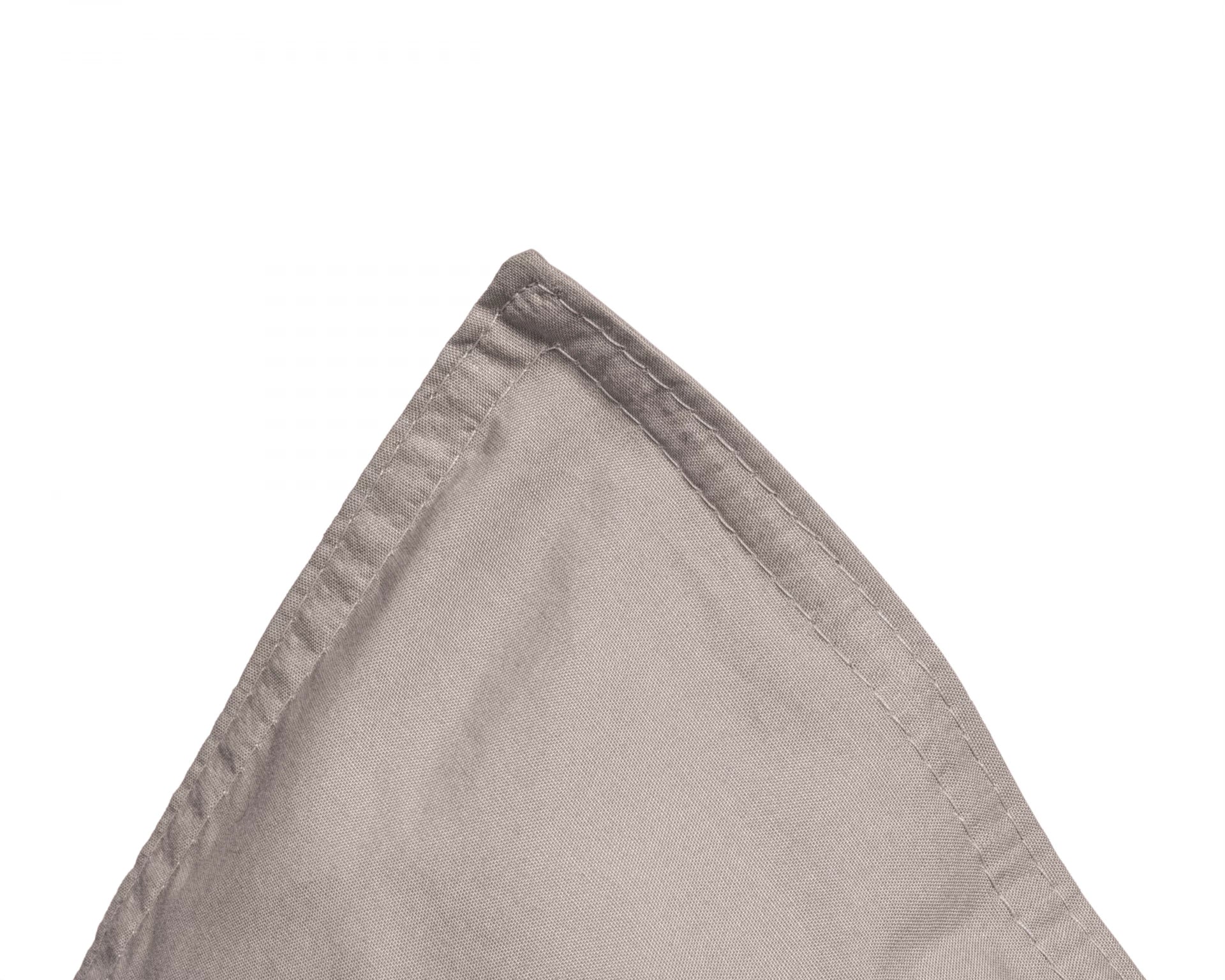 Uni-Bettwäsche aus ägyptischer Baumwolle – Taupe