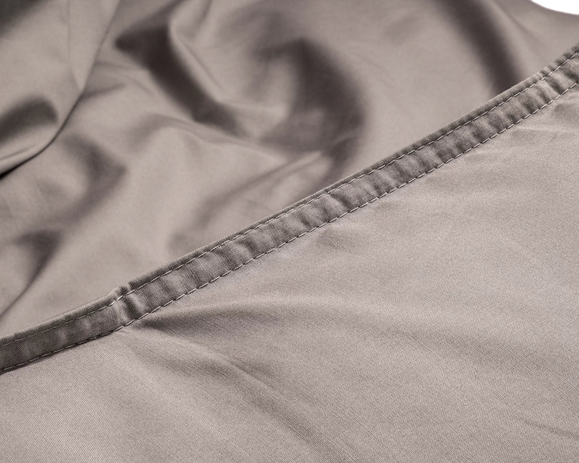 Uni-Bettwäsche aus ägyptischer Baumwolle – Taupe