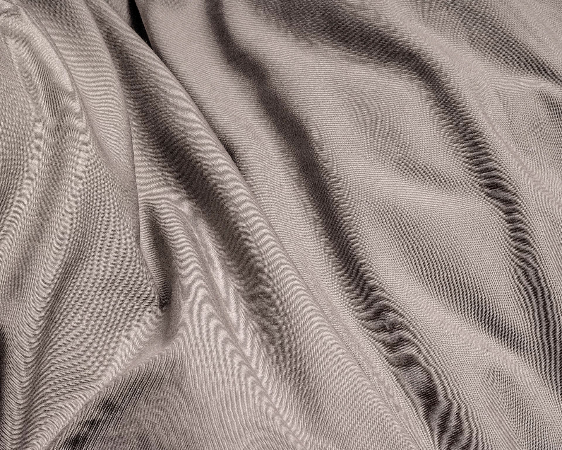 Uni-Bettwäsche aus ägyptischer Baumwolle – Taupe