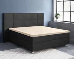 Baumwolle-Satin-Spannbettlaken - Topper Sand