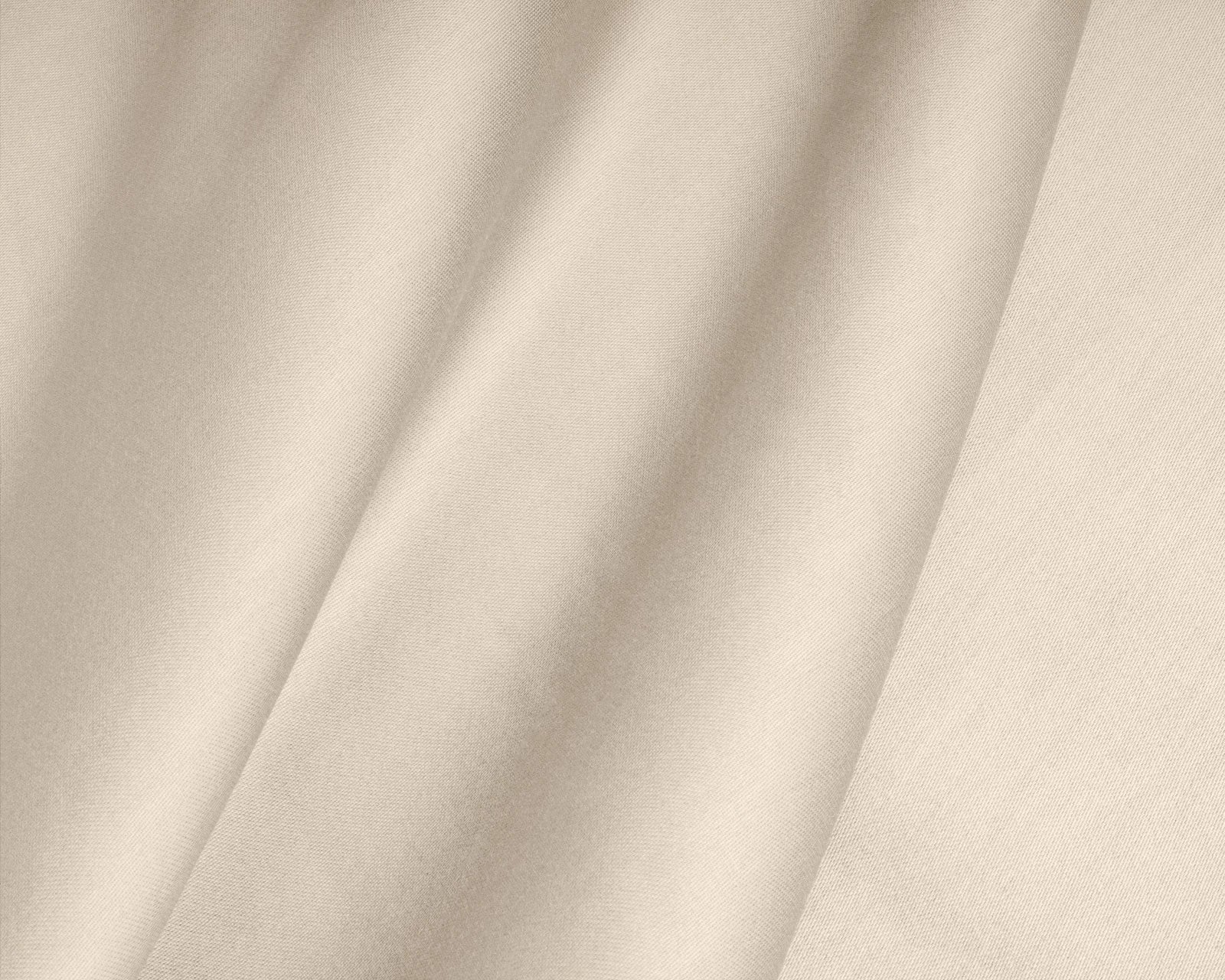 Baumwolle-Satin-Spannbettlaken - Topper Sand
