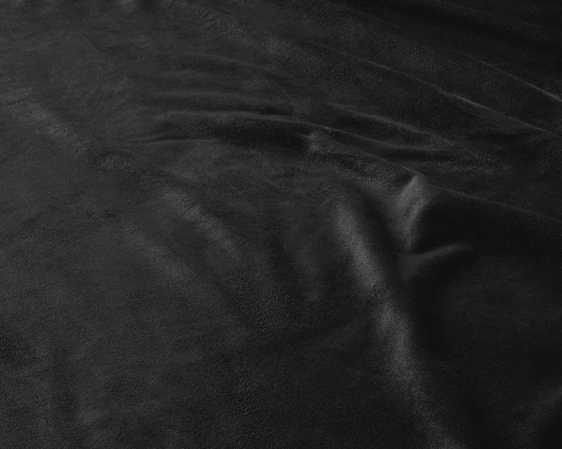 Velvet Hoeslaken Zwart 90 x 200