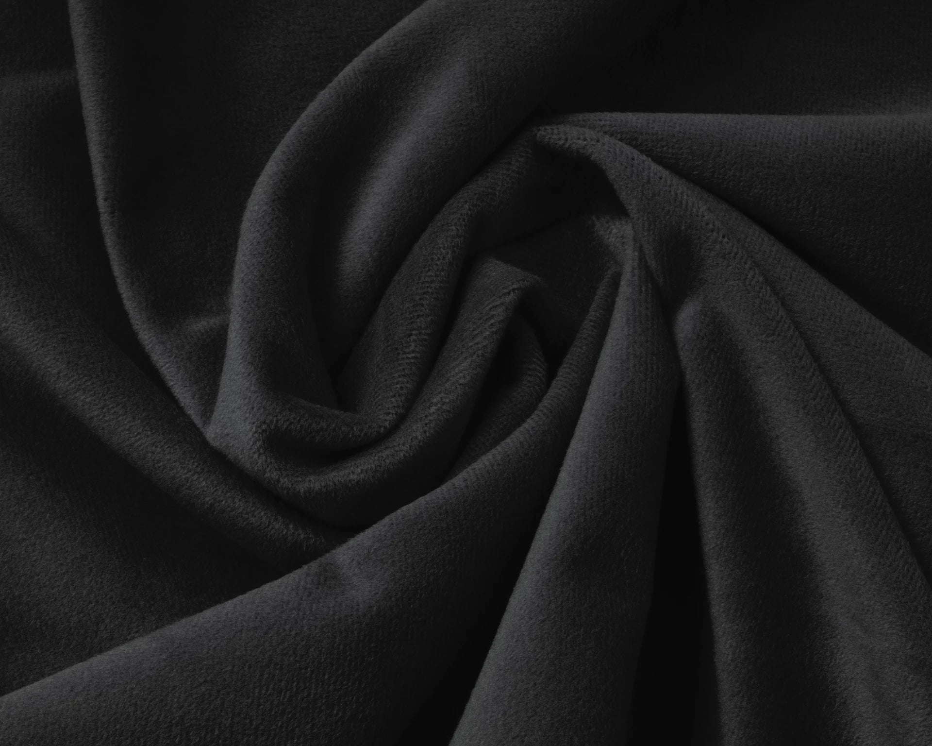 Velvet Hoeslaken Zwart 90 x 200