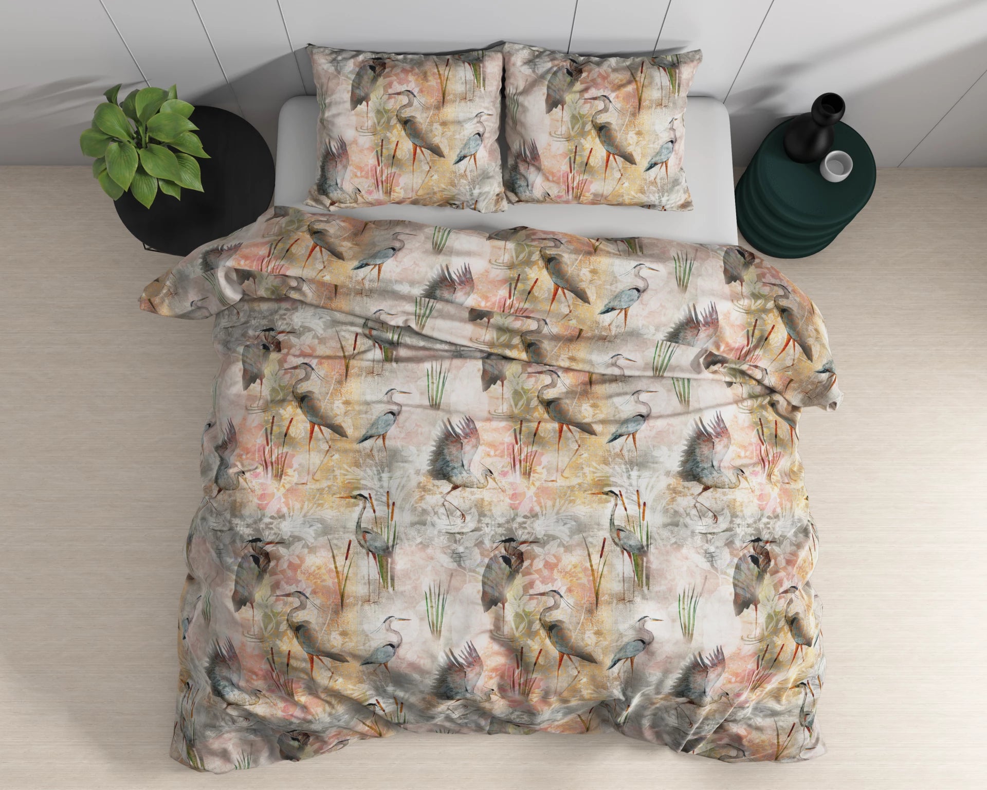 Satin-Bettwäsche – Dahila Multi