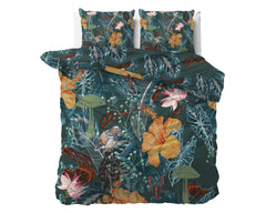 Satin-Bettwäsche – Calanthe Grün 240 x 220
