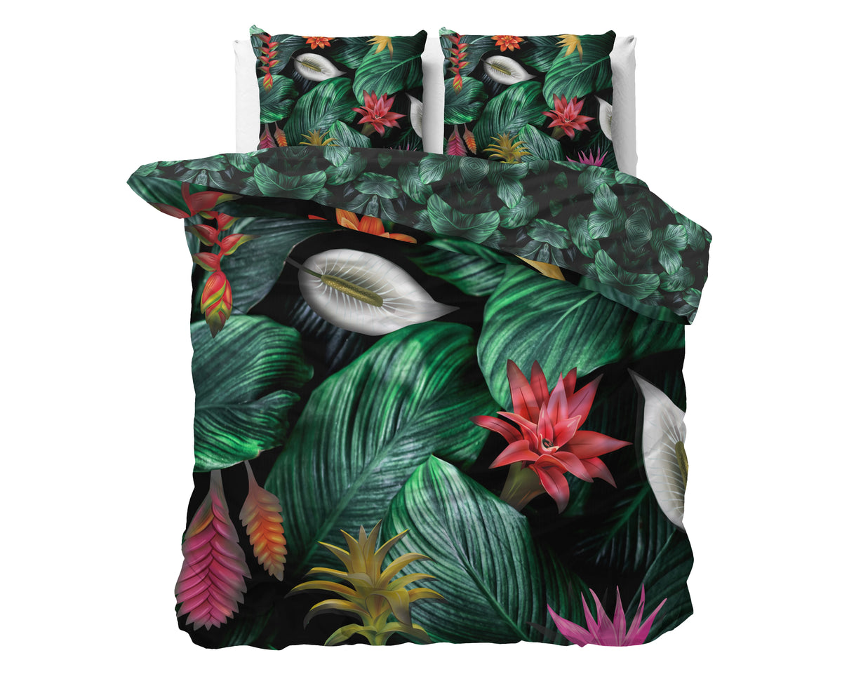 Satin-Bettwäsche – Cintia Groen 240 x 200/220