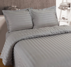 Hotel Streifen Grau 140 x 200/260