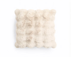 Zierkissen - Pom Rabbit Fur Beige