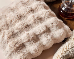 Zierkissen - Pom Rabbit Fur Sand