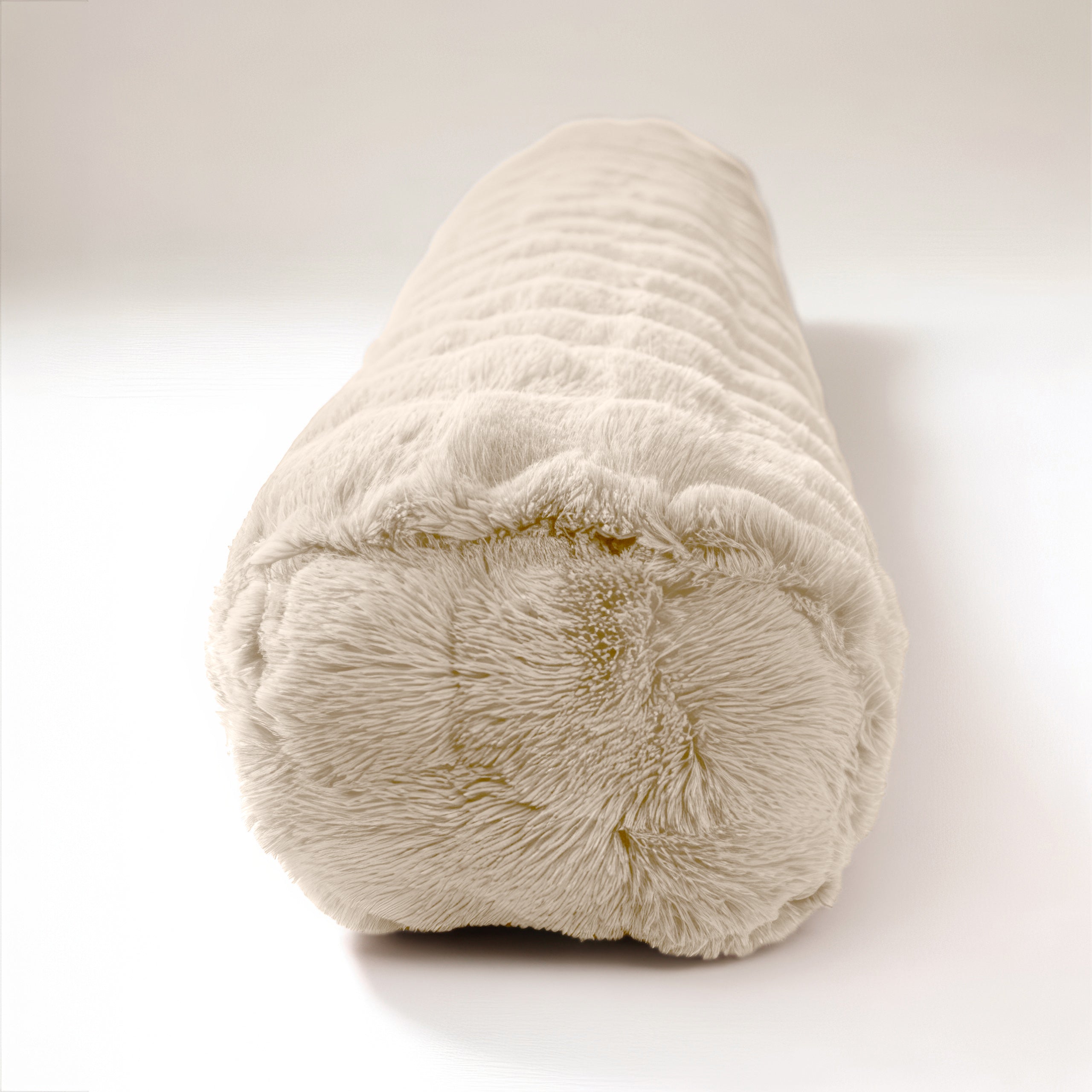 Körperkissen mit Pompoms – Beige