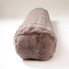 Körperkissen mit Pompoms - Taupe