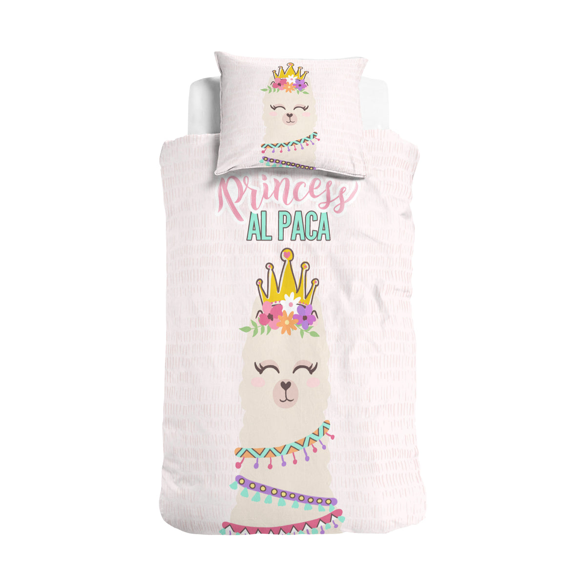 Baumwolle - Bettwäsche - Prinzessin Alpaka Rosa
