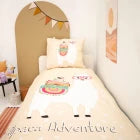 Alpaka Abenteuer Sand 140 x 220